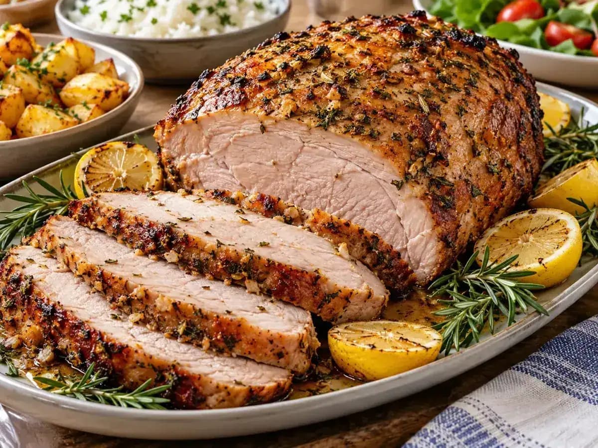 1 kg de Pernil Serve Quantas Pessoas?: foto do prato pronto