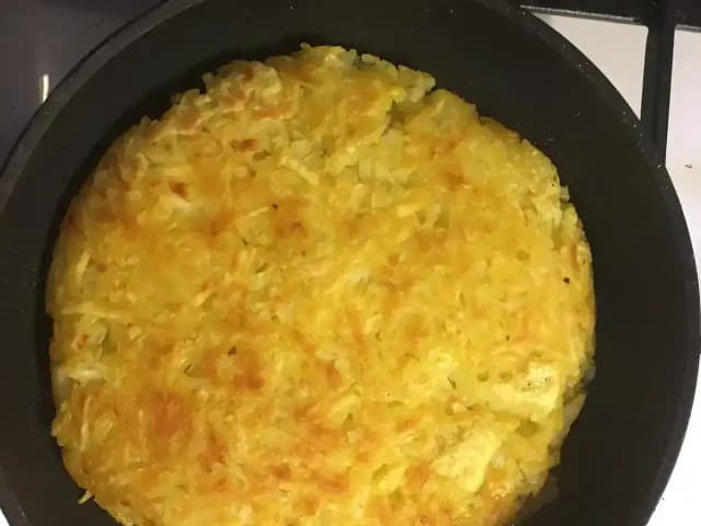 Batata Rosti Recheada: 600 g Rende 4 Porções Crocantes: prato pronto