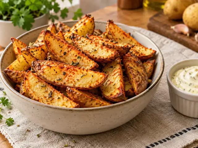 Batata Rústica do Outback Caseira Crocante: prato pronto