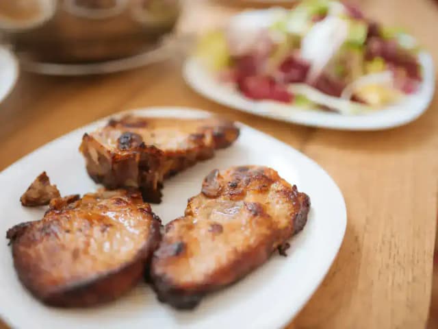 Bisteca de Porco ao Molho Barbecue: prato pronto