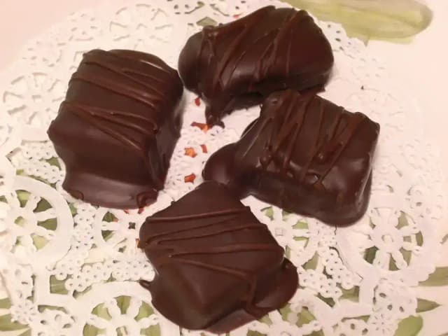 Brigadeiro de Café Diet: prato pronto