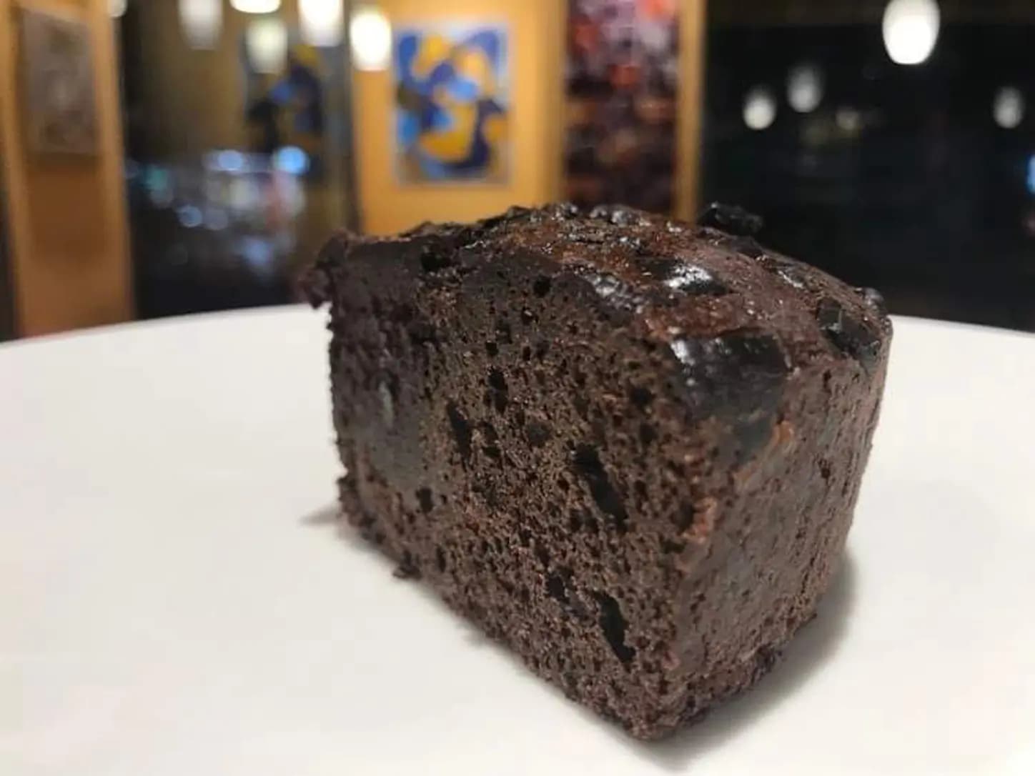 Brownie com Casquinha Crocante e Centro Cremoso: foto do prato pronto