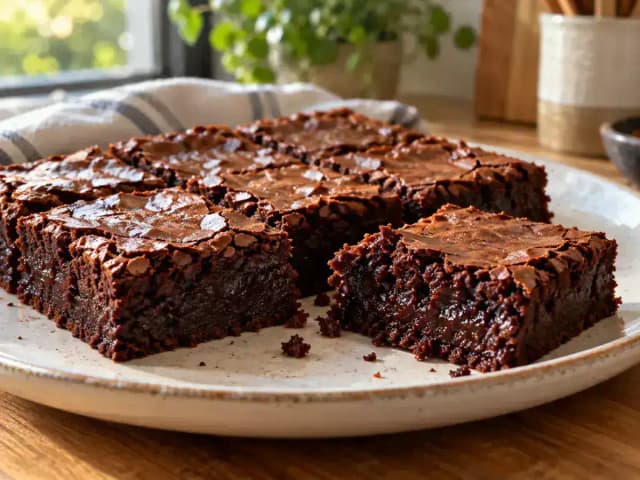 Brownie com Farinha e Fermento Dá Certo? Sim, com 5 g e Sem Bater: prato pronto