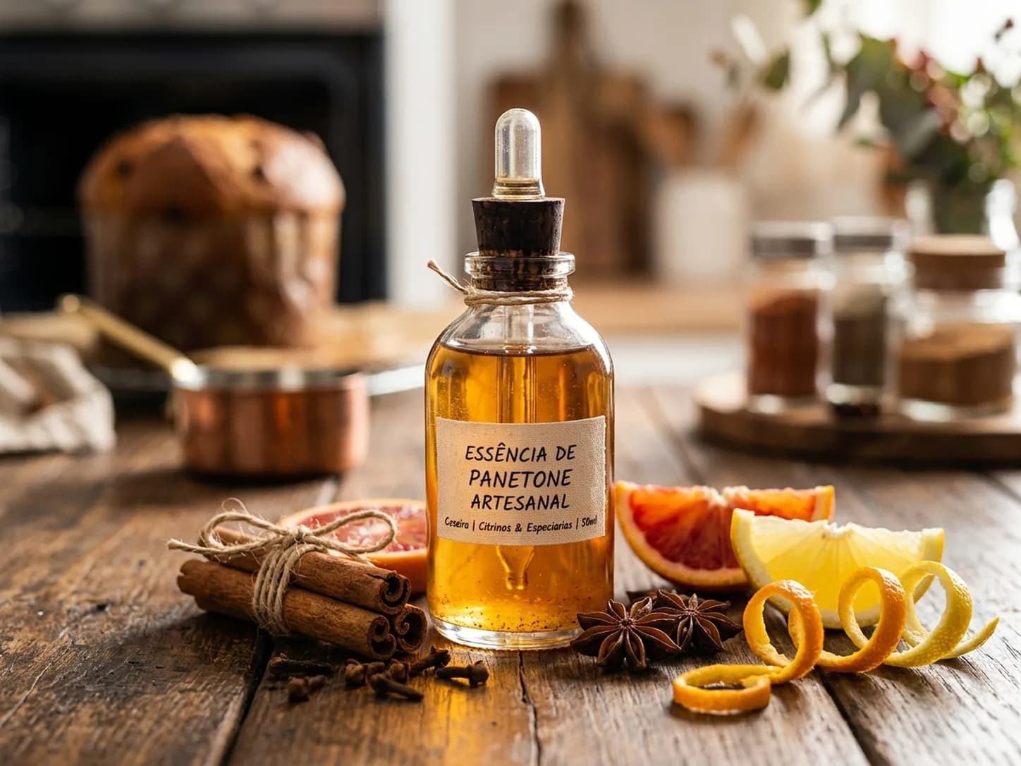 Essência de Panetone Caseira Natural e Sem Conservantes: foto do prato pronto