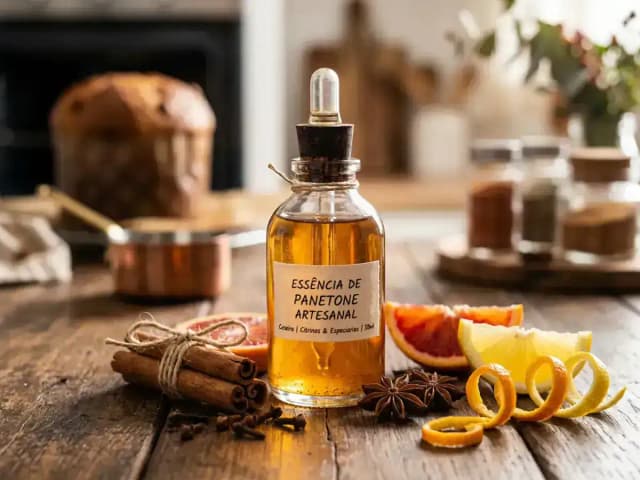 Essência de Panetone Caseira Natural e Sem Conservantes: prato pronto