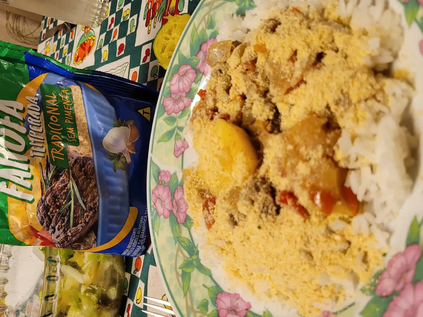 Farofa Úmida para Churrasco: foto do prato pronto