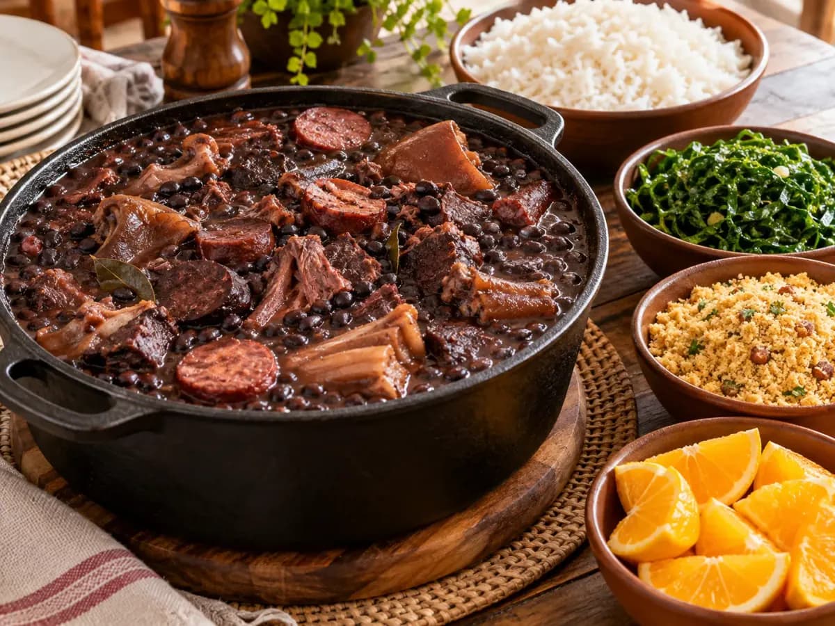 Feijoada para 15 Pessoas: foto do prato pronto