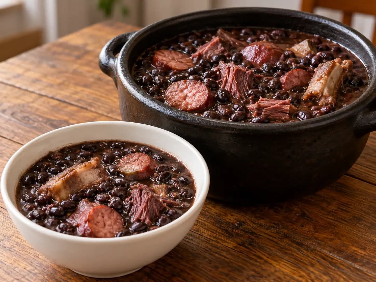 Feijoada para 4 Pessoas: Receita em Panela de Pressão: foto do prato pronto