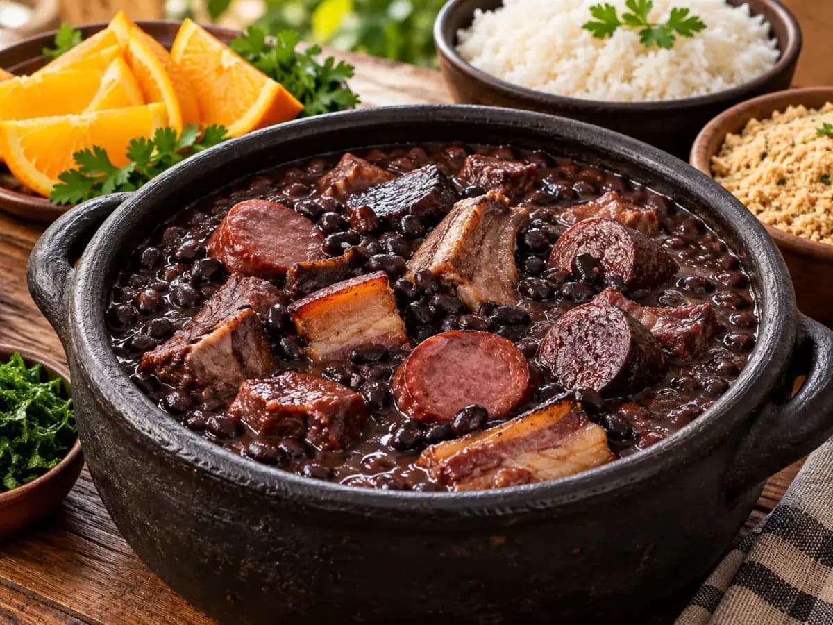 Feijoada para 40 Pessoas: Quantidades e Preparo: foto do prato pronto