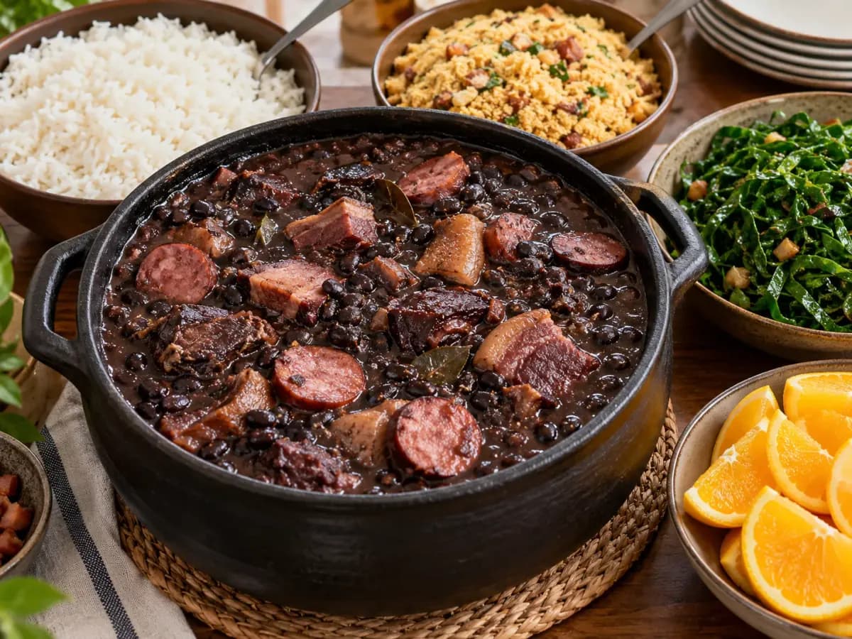 Feijoada para 50 Pessoas: Quantidades Estimadas: foto do prato pronto