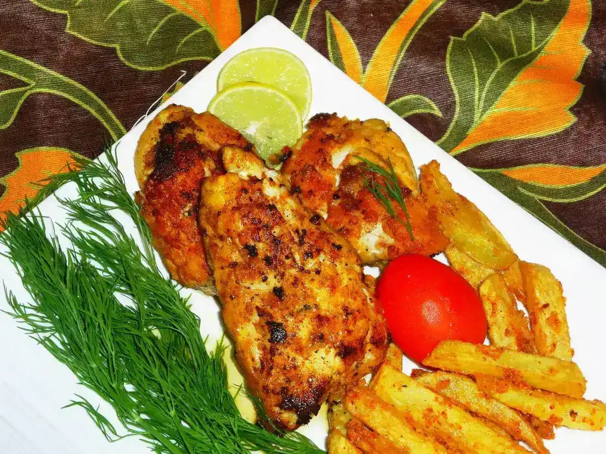 Filé de Peixe à Milanesa: 600 g para 4 Porções Crocantes: foto do prato pronto