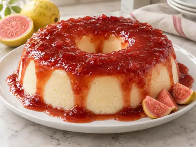 Flan Romeu e Julieta Cremoso, Calda de Goiabada Fria: prato pronto
