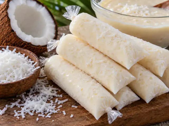 Geladinho de Beijinho Cremoso: prato pronto