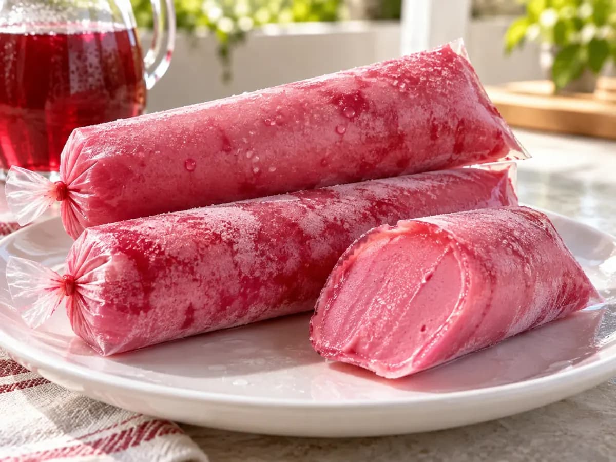 Geladinho de Groselha Cremoso e Fácil: foto do prato pronto