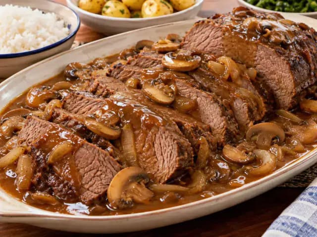 Lagarto ao Molho Madeira para 30 Pessoas: 7,5 kg de Carne e Molho: prato pronto