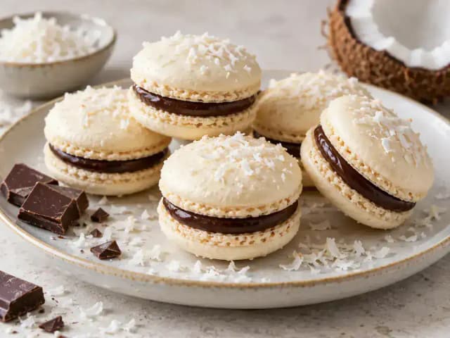 Macarons sem Farinha de Amêndoas: prato pronto