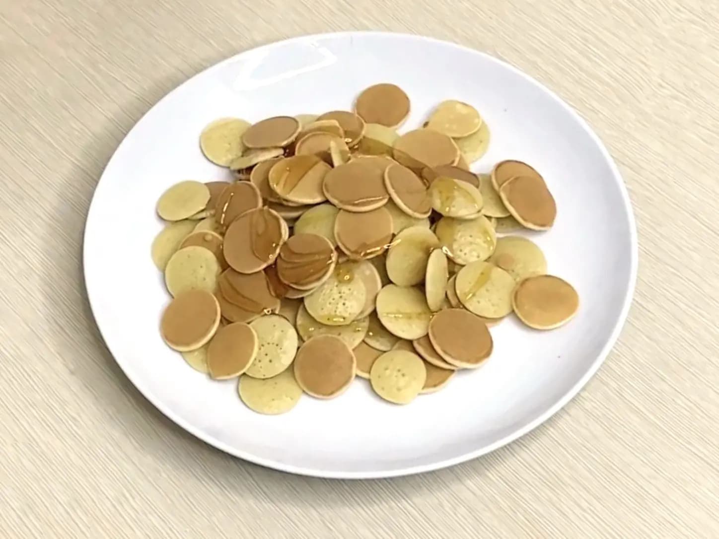 Mini Panquecas Fofinhas para o Lanche: foto do prato pronto