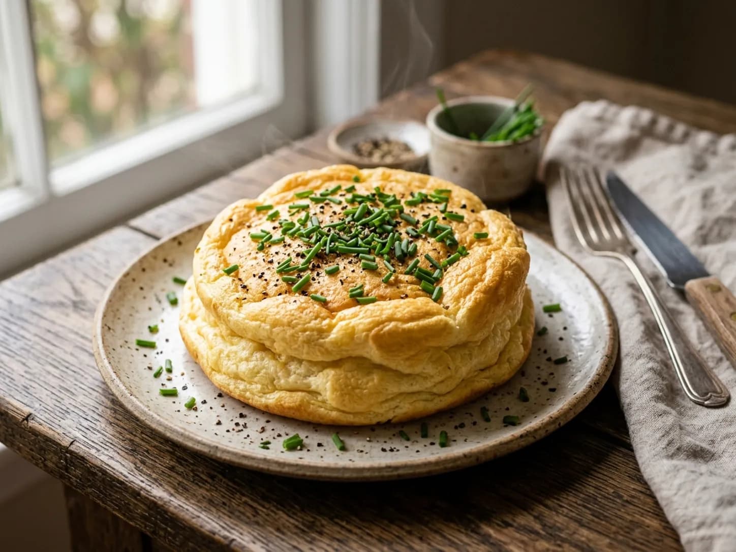 O Que Colocar no Omelete para Crescer: foto do prato pronto