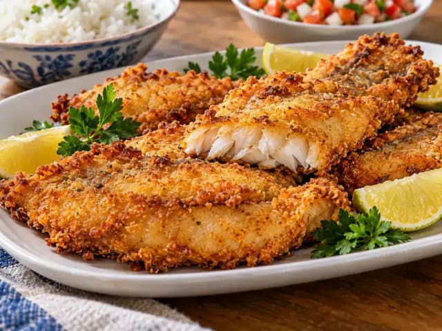 Peixe Barbado Tem Muito Espinho? Como Limpar e Fazer Frito Crocante: prato pronto