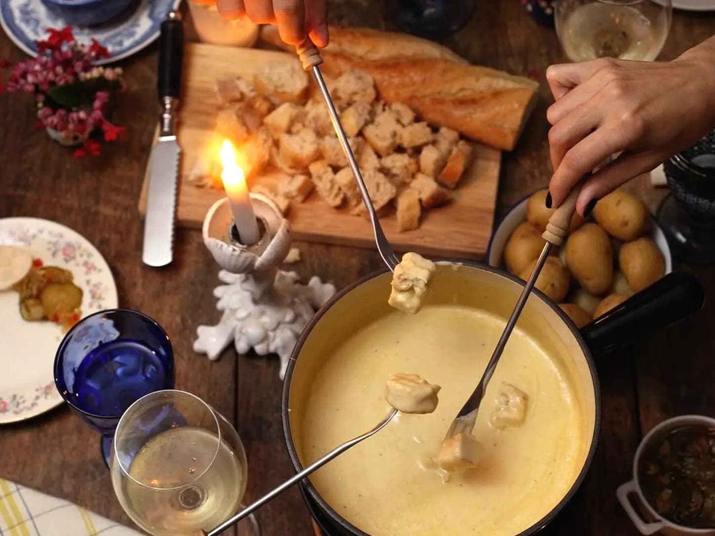 Qual o Melhor Queijo para Fondue Cremoso sem Separar: foto do prato pronto