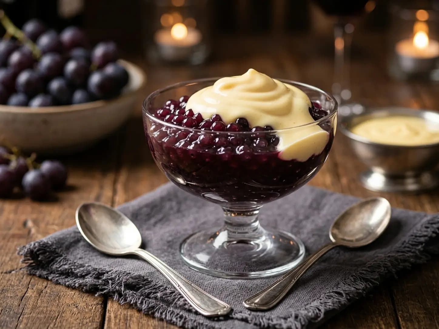 Sagu com Suco de Uva Tradicional: Receita Fácil e Cremosa: foto do prato pronto