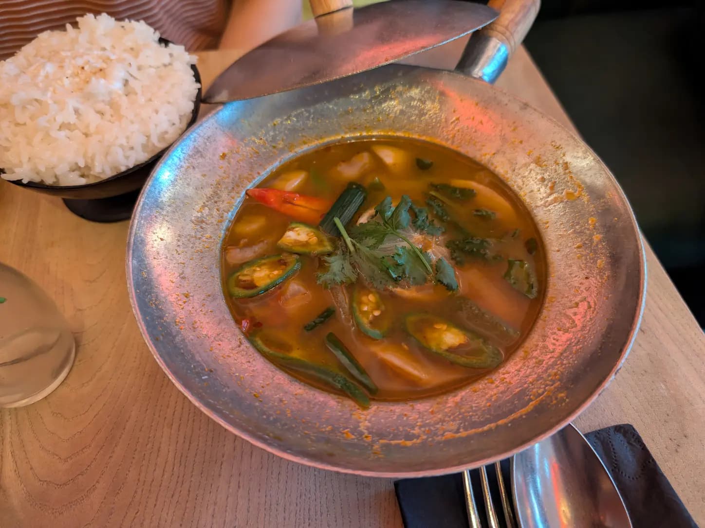 Sopa de Peixe Tailandesa Light Aromática: foto do prato pronto