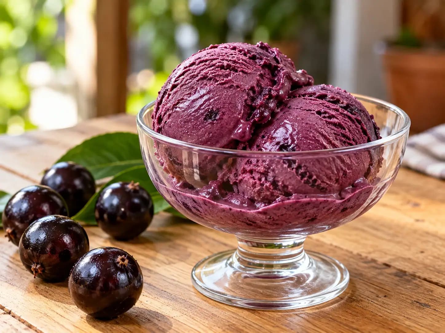 Sorvete de Jabuticaba Fácil e Cremoso: foto do prato pronto