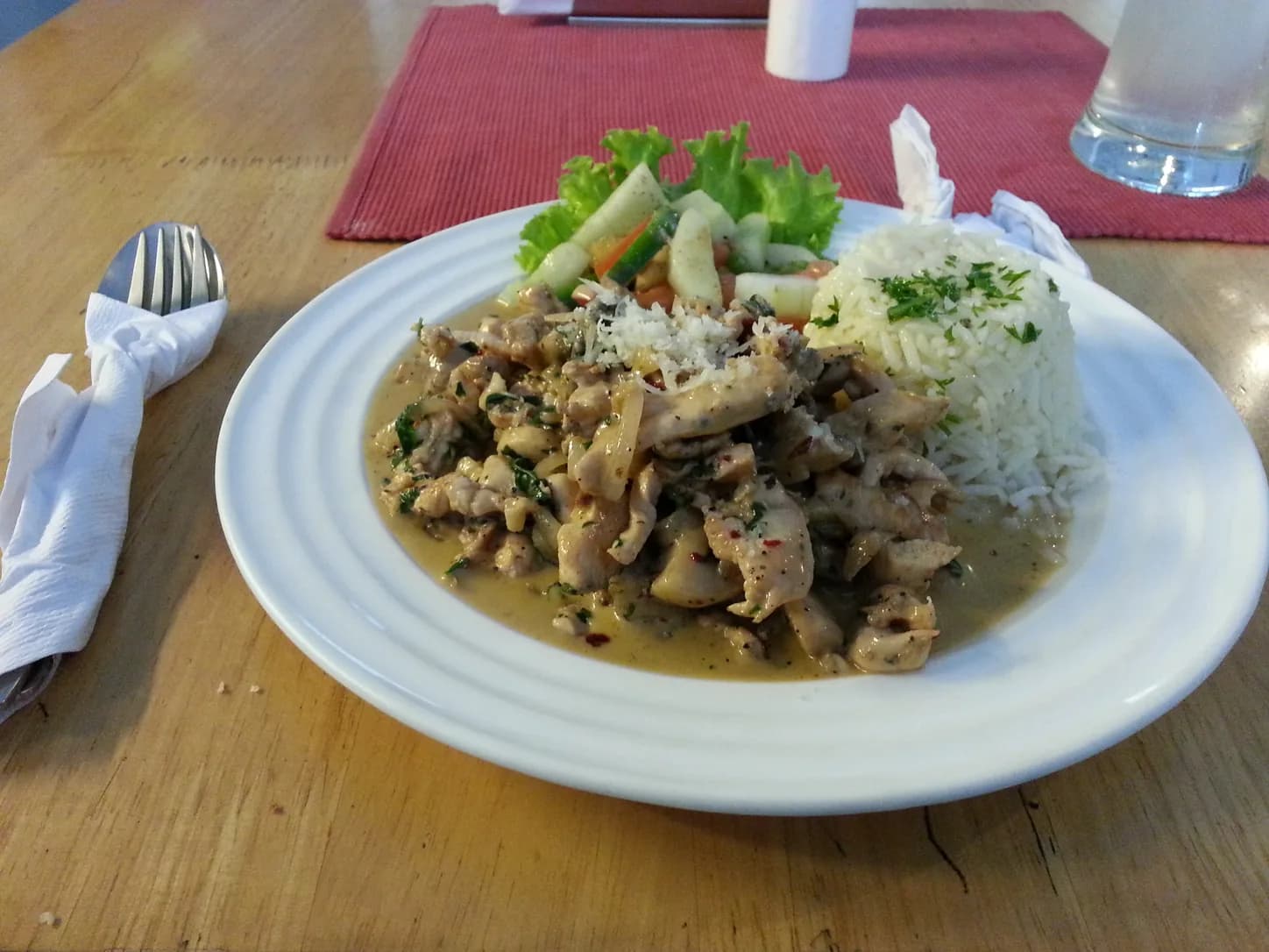 Strogonoff de Frango sem Ketchup e Mostarda Cremoso: foto do prato pronto