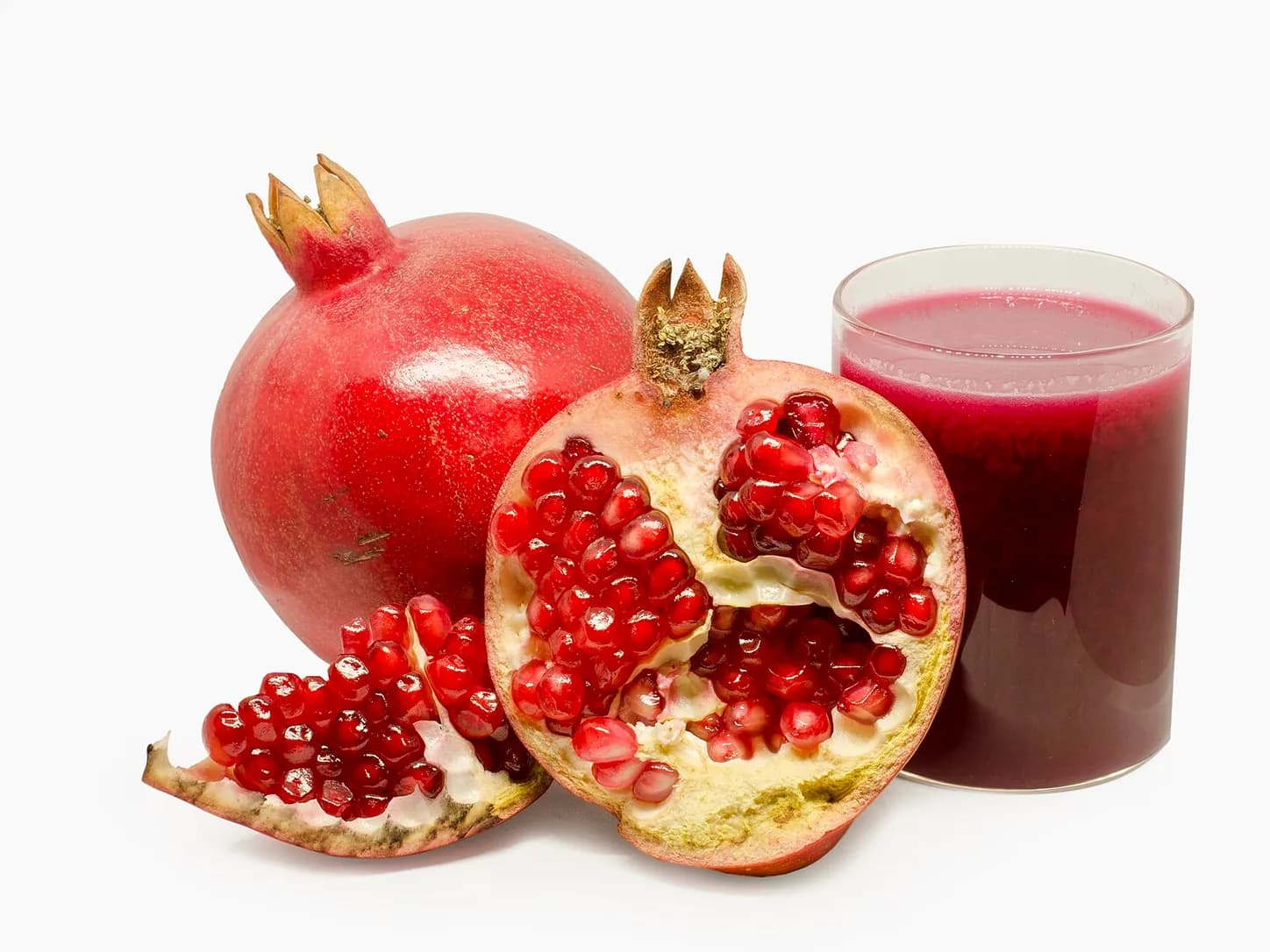 Suco de romã batido com água: foto do prato pronto