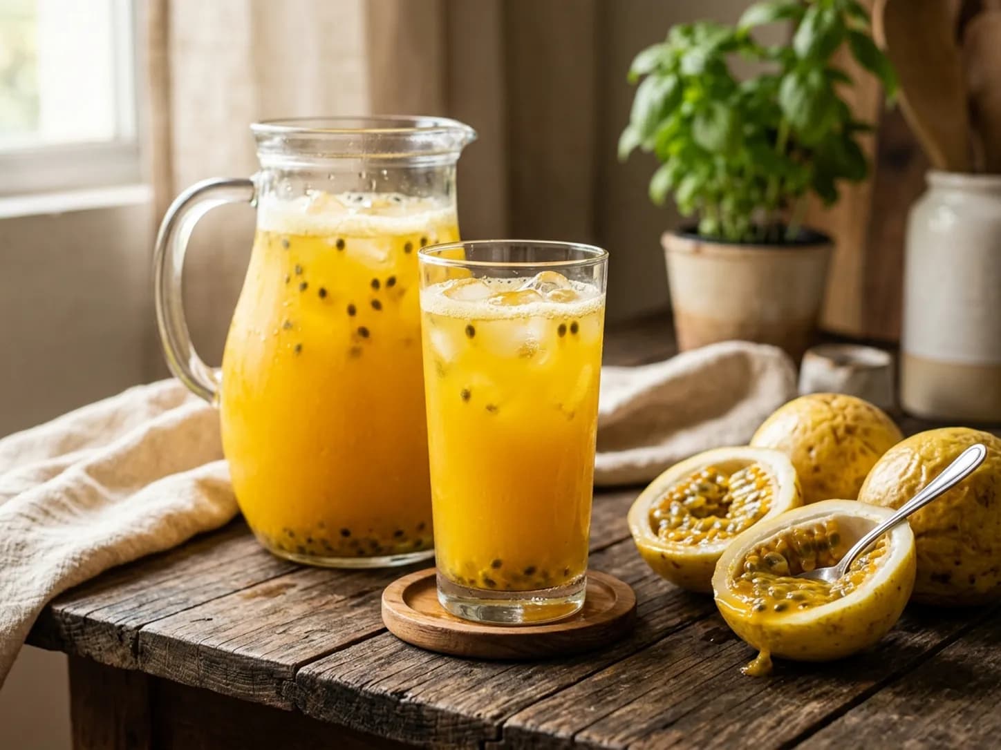 Suco de Maracujá Sem Liquidificador: foto do prato pronto