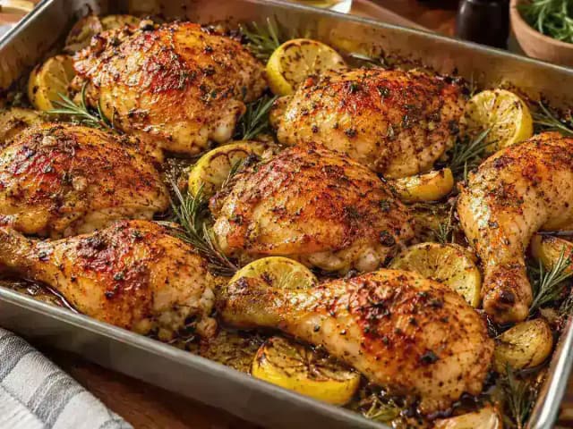 Coxa e Sobrecoxa no Forno Elétrico: 40 Min a 200 °C sem Ressecar: prato pronto