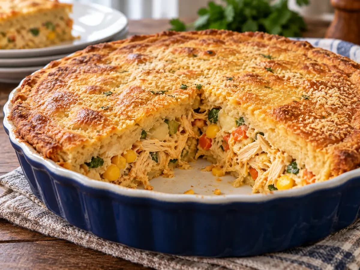 Torta Salgada sem Liquidificador: foto do prato pronto