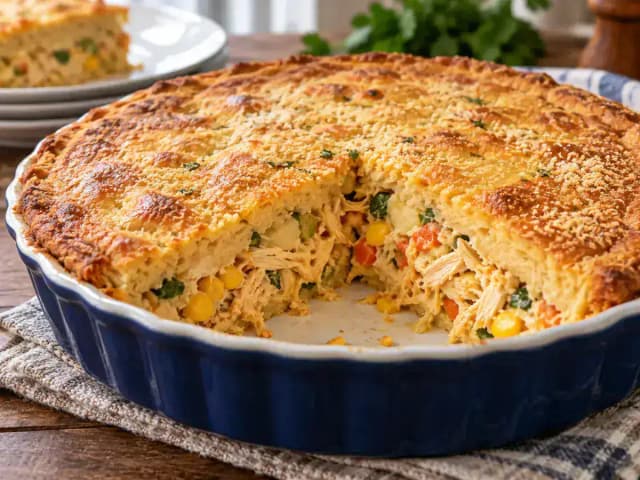 Torta Salgada sem Liquidificador: Massa Fácil em 10 Min na Tigela: prato pronto