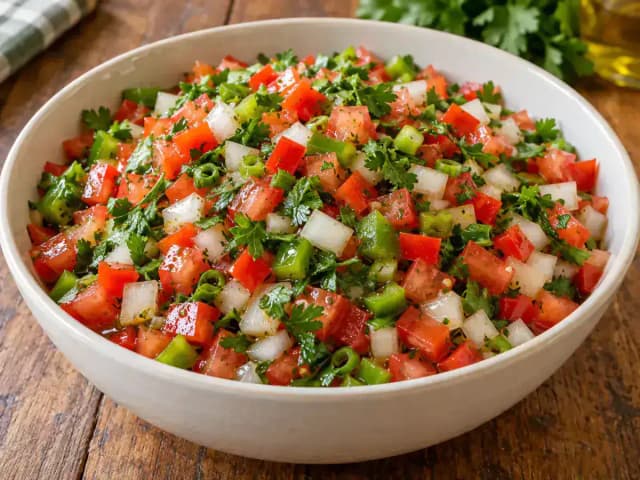 Vinagrete para 70 Pessoas: 4 kg de Tomate e 1 kg de Cebola Branca: prato pronto