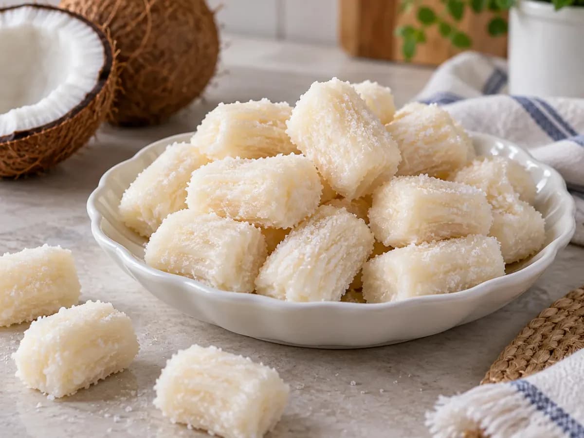 Bala de Coco Que Derrete na Boca: foto do prato pronto