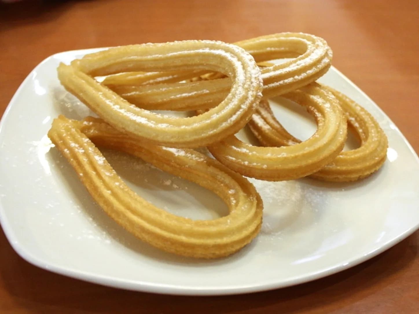 Churros Caseiros Sequinhos: 12 Unidades e Doce de Leite: foto do prato pronto
