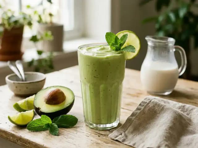 Vitamina de Abacate sem Leite: Cremosa e que Não Escurece: prato pronto