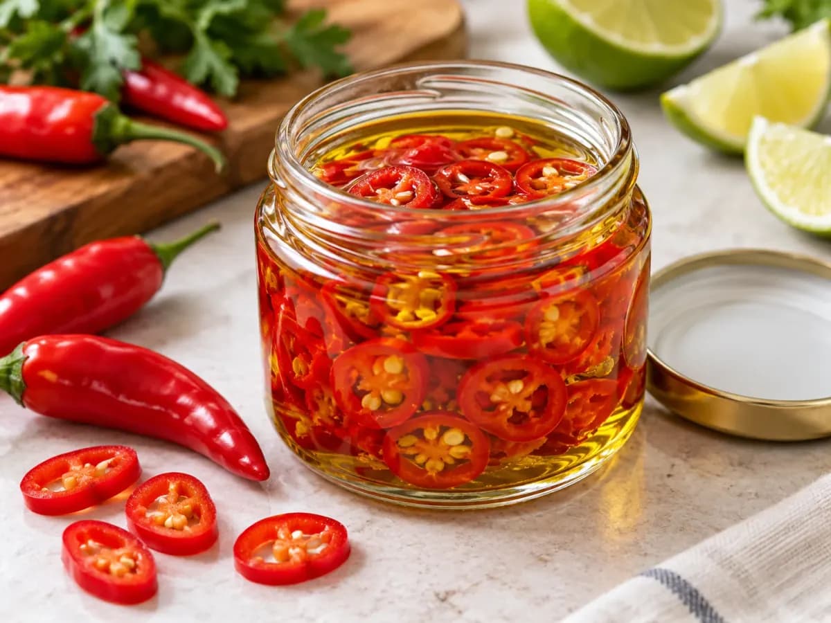 Conserva Refrigerada de Pimenta Dedo-de-Moça: foto do prato pronto