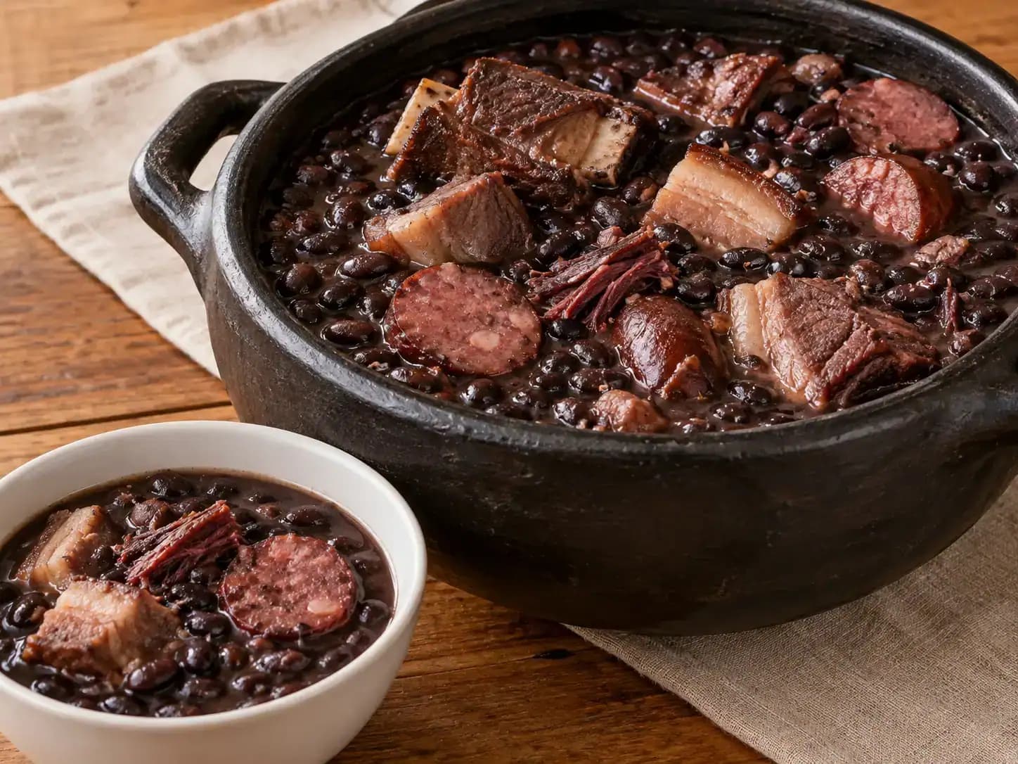 Feijoada para 500 Pessoas: Quantidades e Preparo: foto do prato pronto