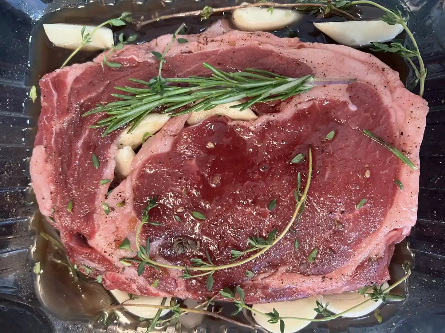 Filé de Costela na Frigideira Suculento: foto do prato pronto