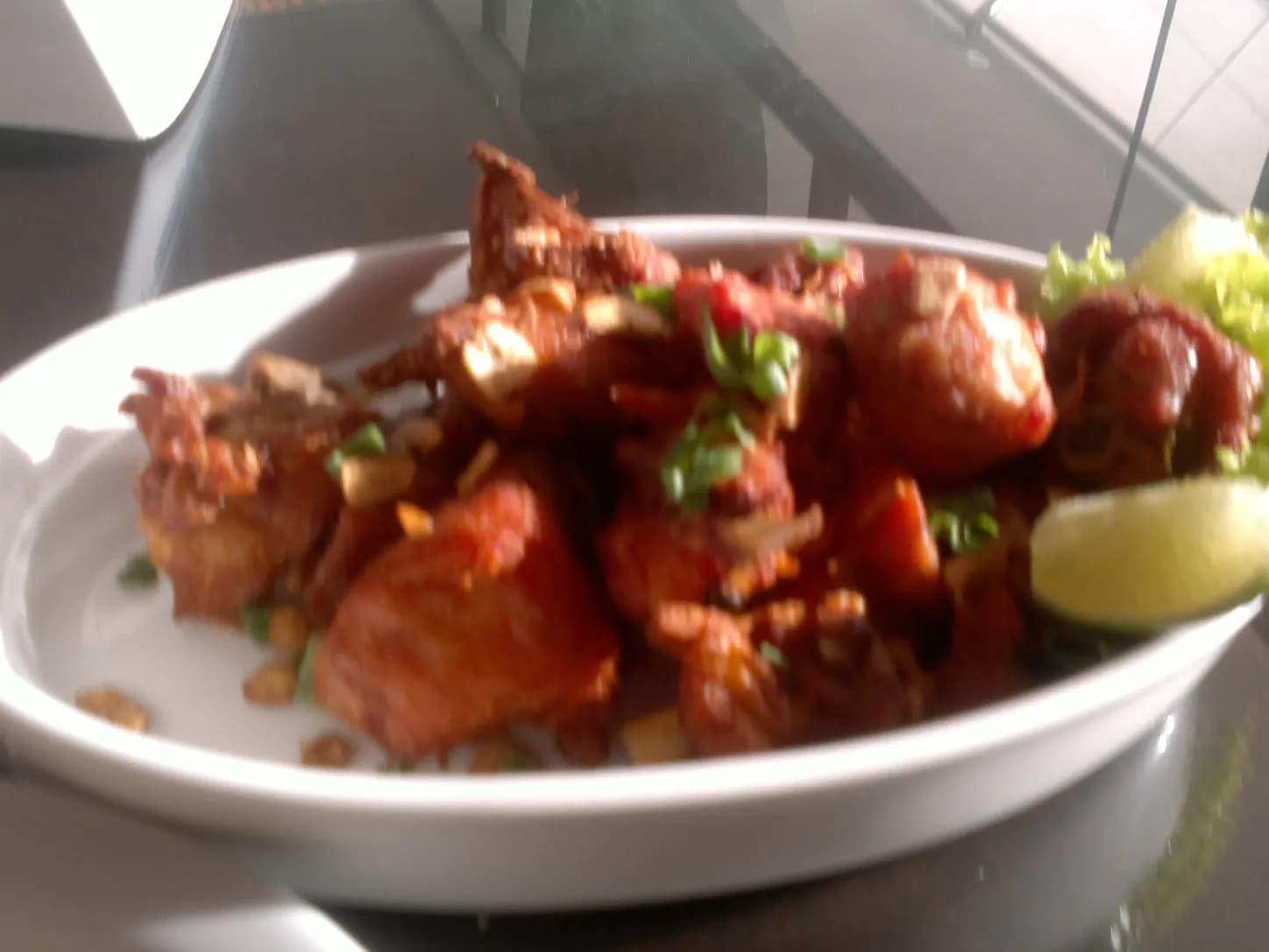 Frango à Passarinho Crocante: foto do prato pronto