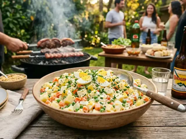 Maionese para 30 Pessoas: Proporção e Quantidades para Churrasco: prato pronto