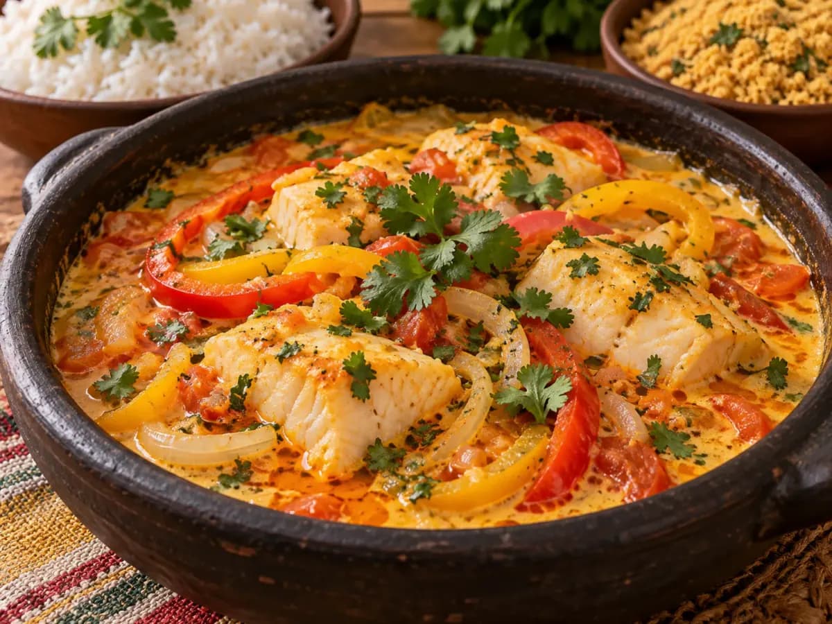 Moqueca de Panga Cremosa e Fácil: foto do prato pronto