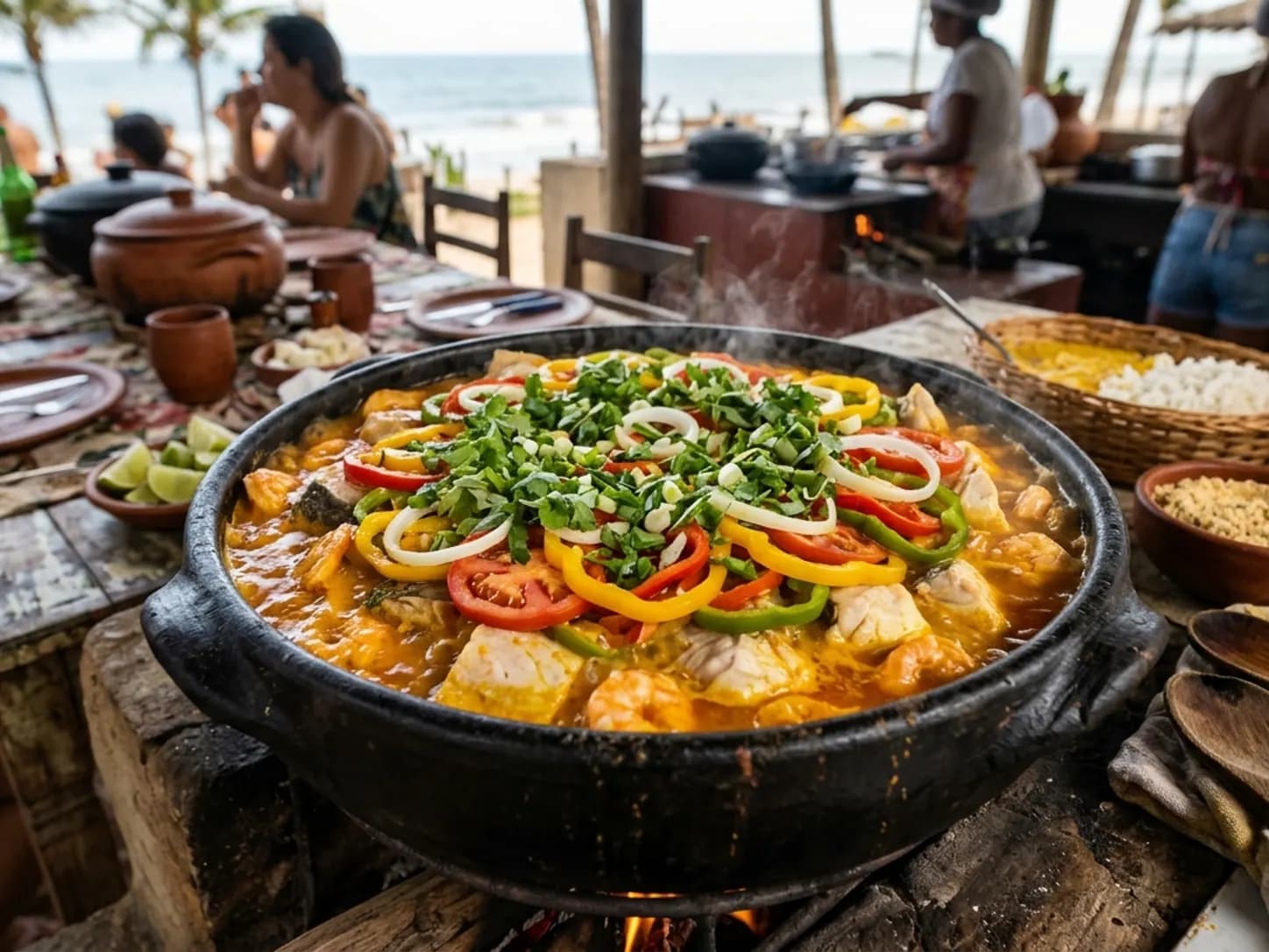 Moqueca de Peixe para 20 Pessoas: Medidas e Cardápio: foto do prato pronto