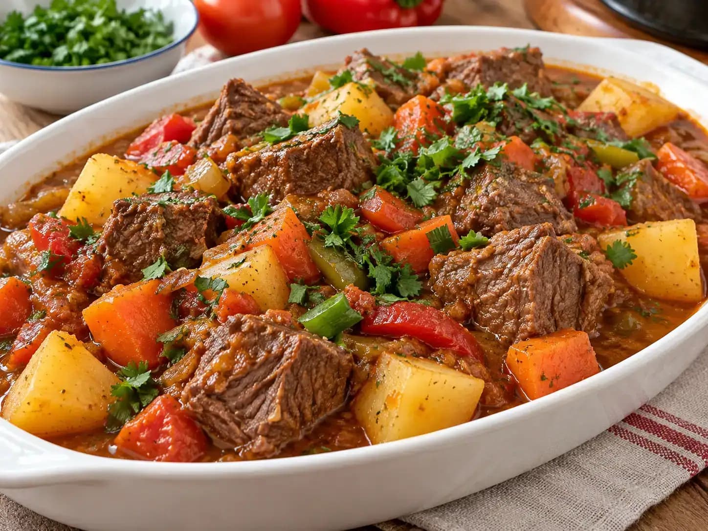 Carne de Panela para 50 Pessoas: foto do prato pronto