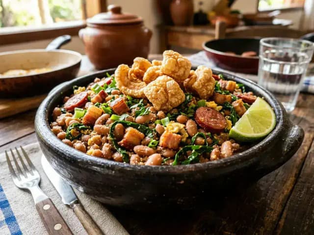 Feijão Tropeiro Mineiro: 6 Ingredientes e Passo a Passo: prato pronto