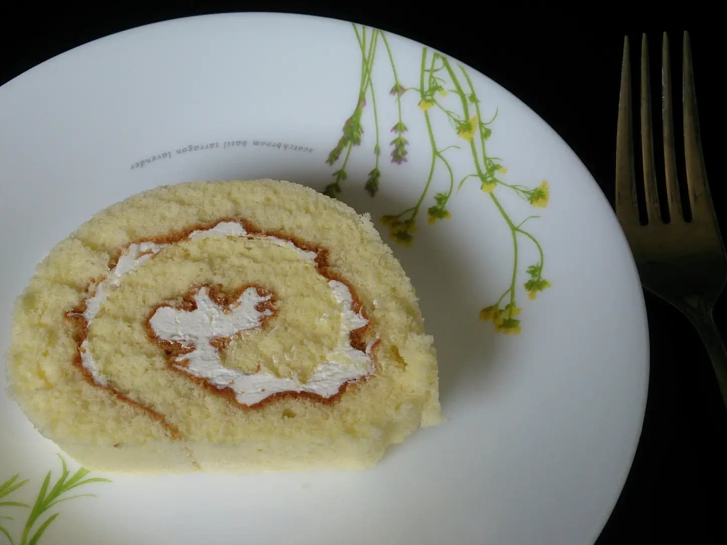 Rocambole de Doce de Leite com Pão de Ló: foto do prato pronto