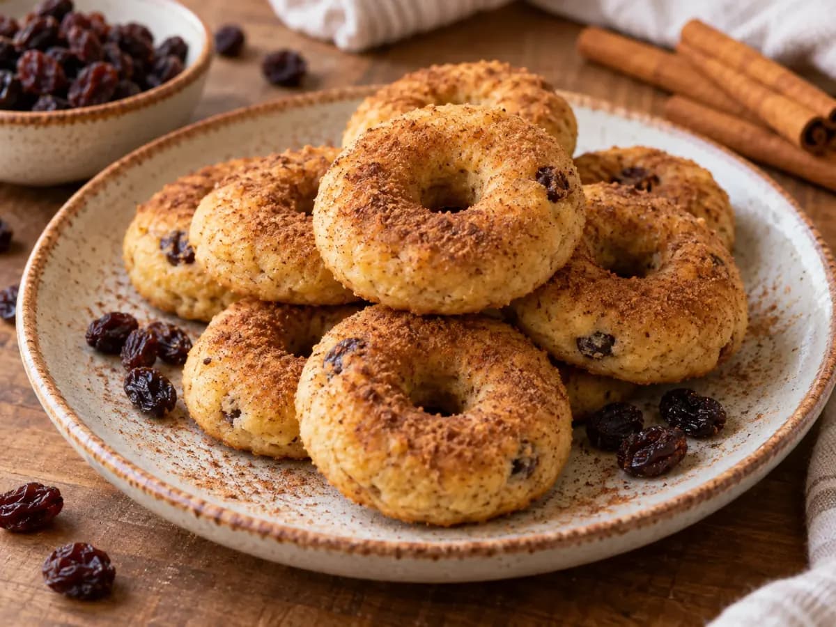Rosquinha Assada sem Açúcar e sem Lactose: foto do prato pronto