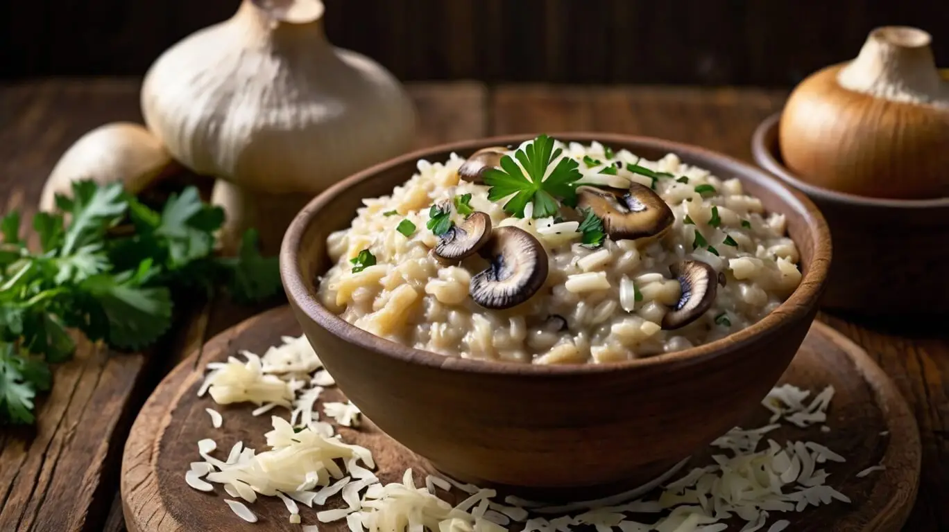 Risoto de Cogumelos Cremoso