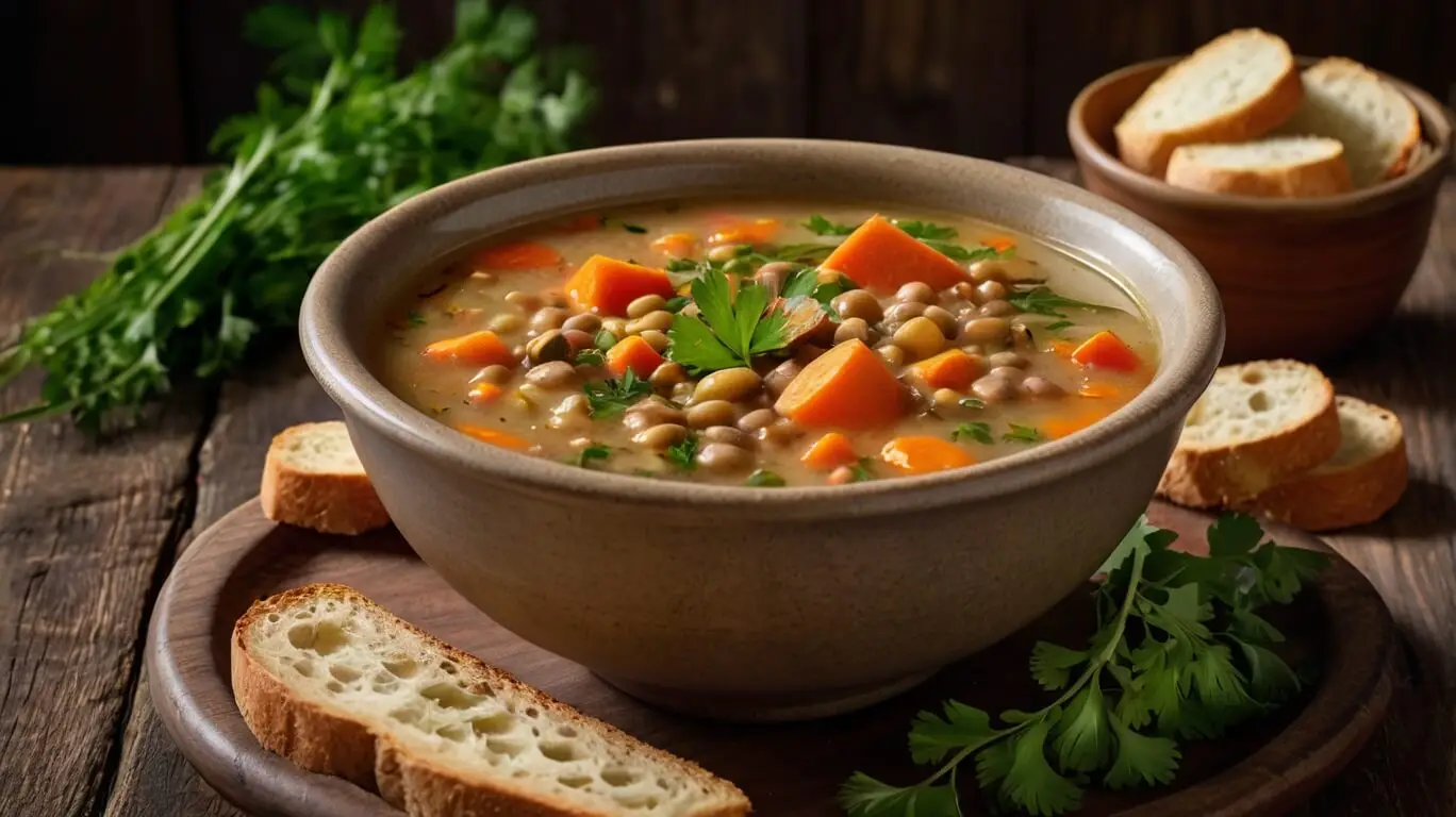 Sopa de Lentilha com Legumes